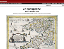 Tablet Screenshot of copperplate.co.uk